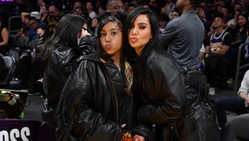 Kim Kardashian and North West Are Twinning Courtside at Los Angeles Lakers Game